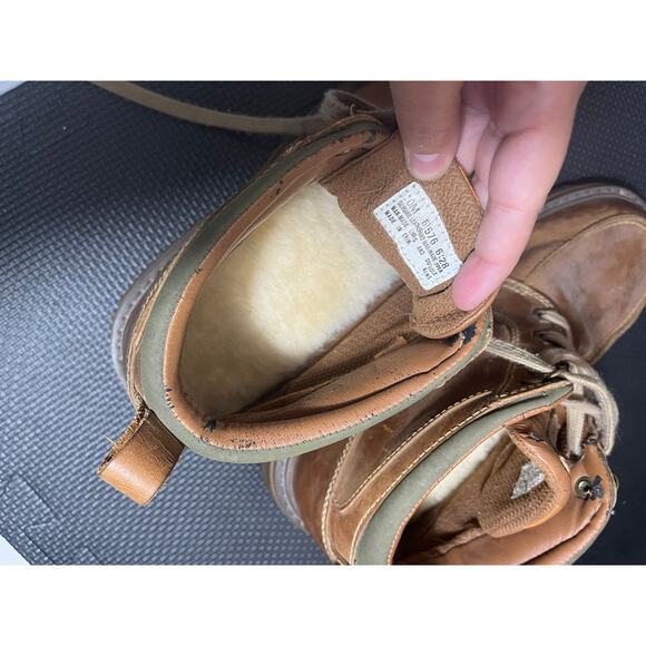 TIMBERLAND 87576 Men's Moc Toe Chukka Boots Brown Leather Size 10M - Picture 9 of 10